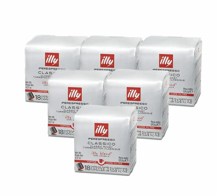 108 Capsules Iperespresso Filtre Pack Torréfaction Classique - ILLY 1 108 Capsules Iperespresso Filtre Pack Torréfaction Classique - ILLY