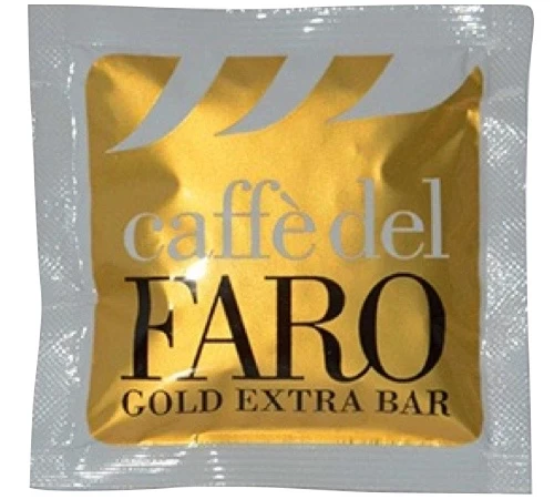 150 Dosettes ESE Gold Extra Bar - CAFFE DEL FARO 1 150 Dosettes ESE Gold Extra Bar - CAFFE DEL FARO