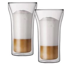 Lot De 6 Verres Double Paroi 10cl+20cl+40cl - BODUM 8 Lot De 6 Verres Double Paroi 10cl+20cl+40cl - BODUM -Cafe Lux Magasin 2assam 40cl bodum
