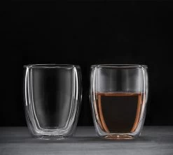 2 Verres Double Paroi 35 Cl Duplex - LES ARTISTES A PARIS -Cafe Lux Magasin 35cl doublepar