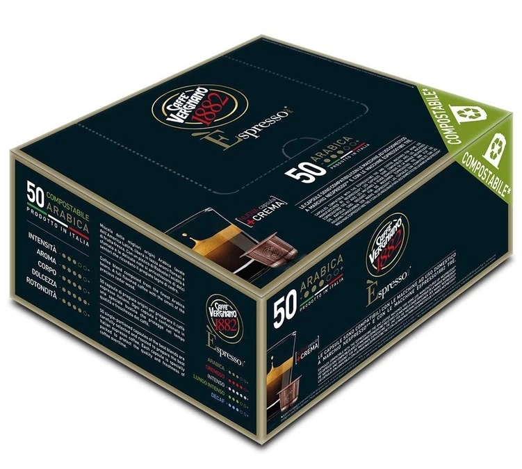 Caffè Vergnano 50 Capsules Espresso Arabica -compatible Nespresso® - CAFFE VERGNANO 1 Caffè Vergnano 50 Capsules Espresso Arabica -compatible Nespresso® - CAFFE VERGNANO