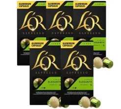 50 Capsules Lungo Elegante- Compatible Nespresso® - L'OR ESPRESSO