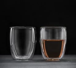 2 Verres Double Paroi 50 Cl Duplex - LES ARTISTES A PARIS -Cafe Lux Magasin 50cl doubleparoi2