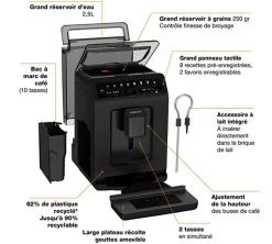 KRUPS Evidence Eco Design Black EA897B10 -Cafe Lux Magasin 5 krups ea897b10 evidence eco