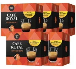 80 Capsules Nescafe® Dolce Gusto® Compatibles Espresso Forte - CAFE ROYAL