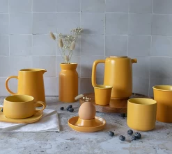 Mugs Isothermes OGO Living En Grès Jaune 20cl X2 6 Mugs Isothermes OGO Living En Grès Jaune 20cl X2 -Cafe Lux Magasin 7912132 3 1