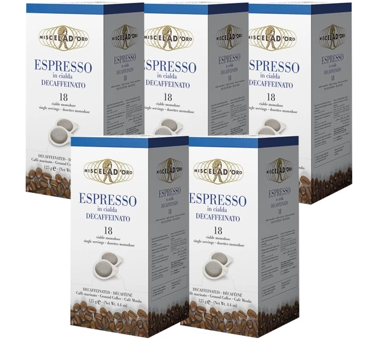 Pack 90 Dosettes ESE Espresso Decaffeinato - MISCELA D'ORO 1 Pack 90 Dosettes ESE Espresso Decaffeinato - MISCELA D'ORO
