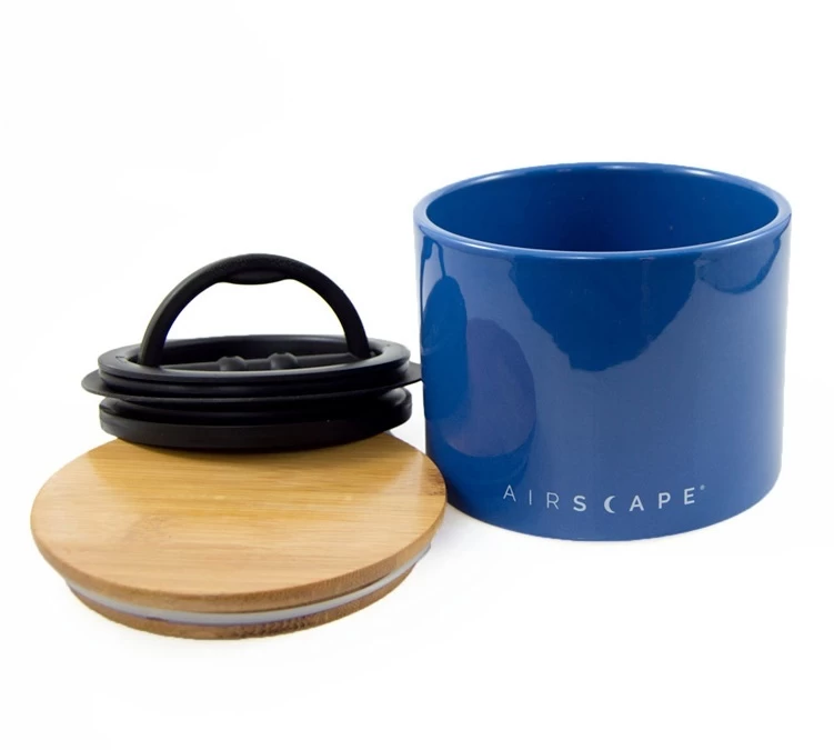 Boîte Conservatrice Céramique Bleu Avec Vide D'air 250g - Airscape 2 Boîte Conservatrice Céramique Bleu Avec Vide D'air 250g - Airscape – Image 2