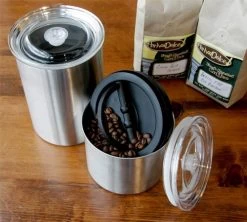 Boîte Conservatrice Inox Argent Avec Vide D'air 500g - Airscape 9 Boîte Conservatrice Inox Argent Avec Vide D'air 500g - Airscape -Cafe Lux Magasin airscape5