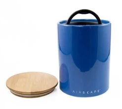 Boîte Conservatrice Céramique Bleu Avec Vide D'air 500g - Airscape 5 Boîte Conservatrice Céramique Bleu Avec Vide D'air 500g - Airscape -Cafe Lux Magasin airscapebleu3