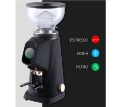 Moulin à Café FIORENZATO AllGround Chrome Effet Miroir Et Bois De Noyer Américain 6 Moulin à Café FIORENZATO AllGround Chrome Effet Miroir Et Bois De Noyer Américain -Cafe Lux Magasin allground lights 1