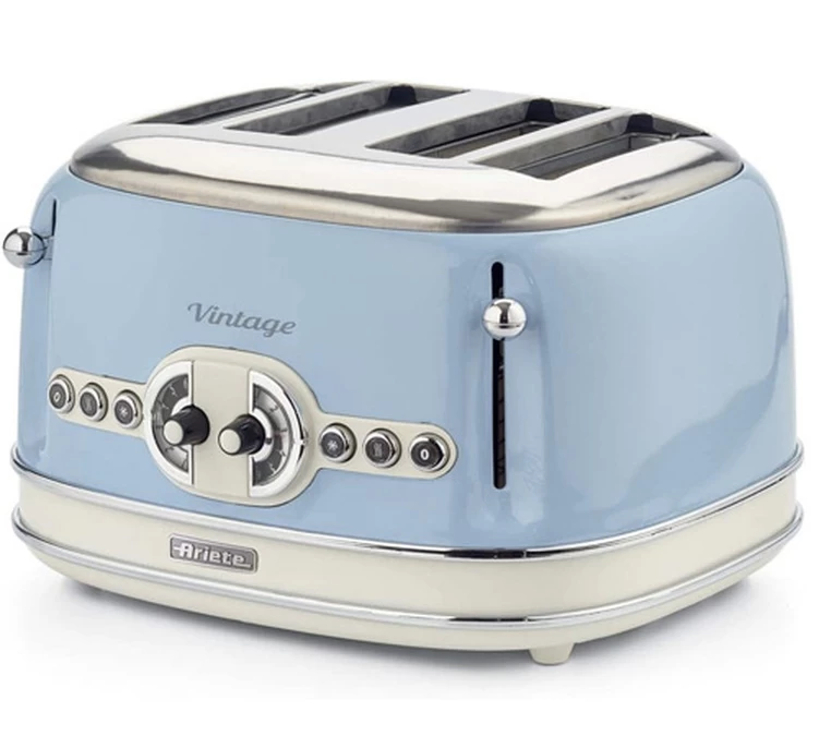 Grille Pain - Vintage 156 4 Slices Bleu- 00C015604AR0 - ARIETE 4 Grille Pain - Vintage 156 4 Slices Bleu- 00C015604AR0 - ARIETE – Image 4