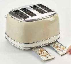 Grille Pain - Vintage 156 4 Fentes Beige - 00C015604AR0 - ARIETE -Cafe Lux Magasin ariete grille pain beige2