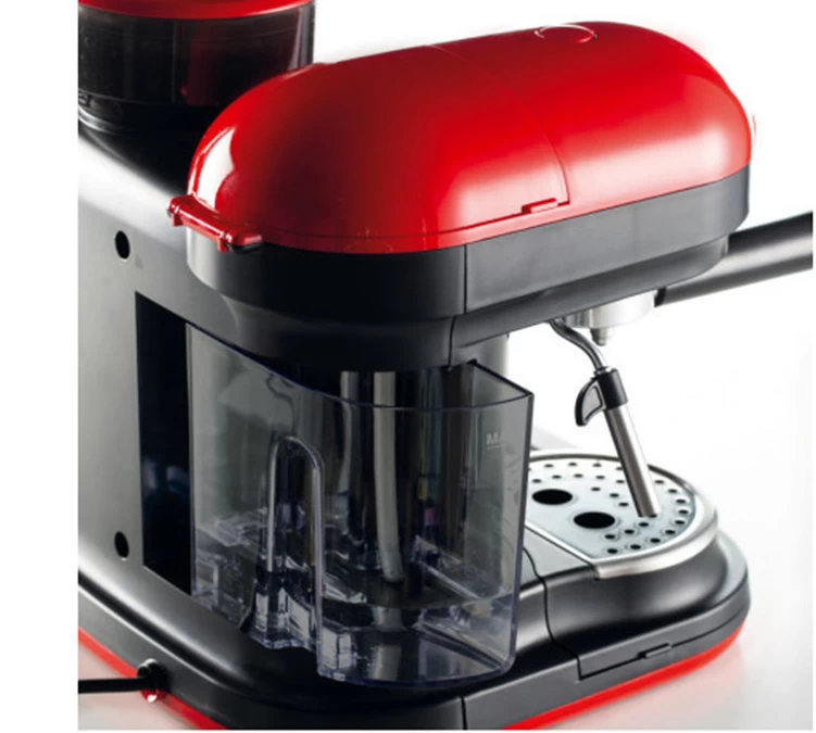 Machine Expresso Avec Broyeur ARIETE Moderna 1318 Rouge 2 Machine Expresso Avec Broyeur ARIETE Moderna 1318 Rouge – Image 2