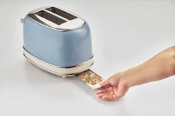 Grille-pain ARIETE Vintage Bleu 155 -Cafe Lux Magasin ariete toaster due fette 155 celeste dettaglio02