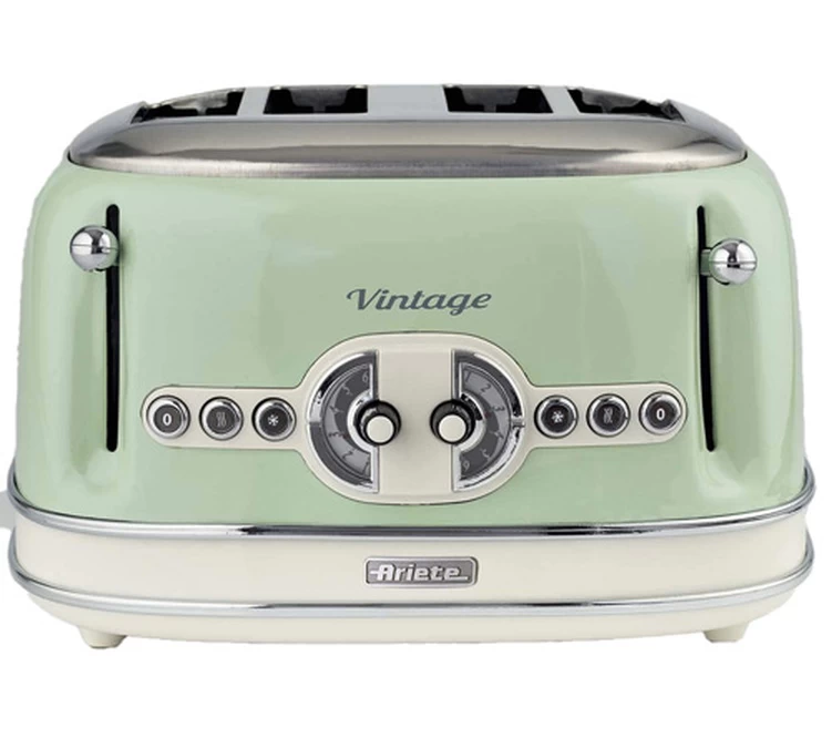 Grille Pain - Vintage 156 4 Fentes Vert- 00C015604AR0 - ARIETE 2 Grille Pain - Vintage 156 4 Fentes Vert- 00C015604AR0 - ARIETE – Image 2