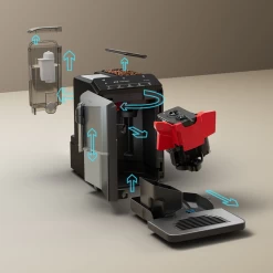 SIEMENS EQ300 - TF305E04 Inox Et Titane Métallisé - Garantie 3 Ans -Cafe Lux Magasin assemblage schema
