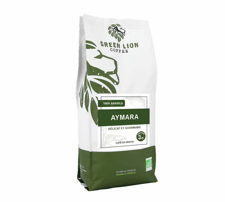 1 Kg Café En Grain Bio Aymara - Green Lion Coffee 1 1 Kg Café En Grain Bio Aymara - Green Lion Coffee