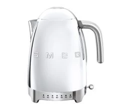 Bouilloire KLF04SSEU Température Réglable Chromé 1,7 L + Offre Cadeau - SMEG