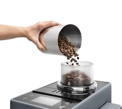 DELONGHI Rivelia FEB 4455.G Gris Galet Latte - Garantie 5 Ans -Cafe Lux Magasin bac 2