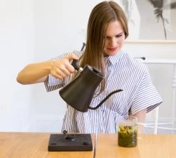 Bouilloire Stagg EKG Noir 90 Cl Col De Cygne - FELLOW -Cafe Lux Magasin bouilelec noir amb