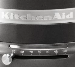 Bouilloire KitchenAid à Température Réglable - Couleur Gris Etain 1,5 L -Cafe Lux Magasin bouilgris regla