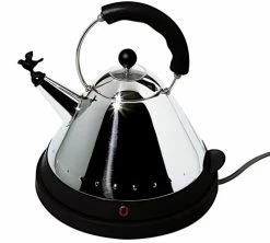 Bouilloire MG32B 1,5L Inox Et Noire + Offre Cadeau - ALESSI