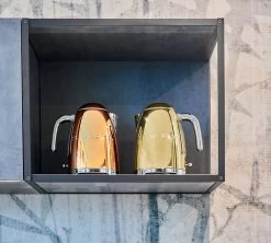 Bouilloire SMEG KLF03GOEU Or - 1.7L + Offre Cadeau -Cafe Lux Magasin bouilloire cuivre et or