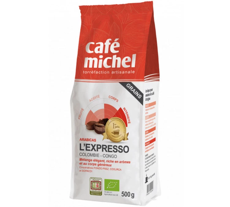Meilleur Mélange Pour Expresso Bio 2016 - 500g - Café Michel 1 Meilleur Mélange Pour Expresso Bio 2016 - 500g - Café Michel