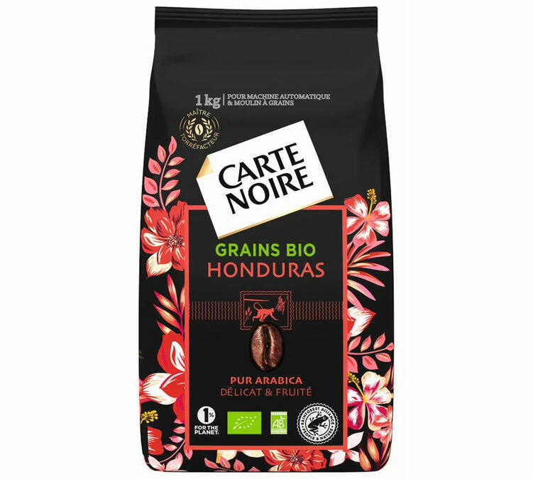 1 Kg Café En Grain Bio Honduras - Carte Noire 1 1 Kg Café En Grain Bio Honduras - Carte Noire