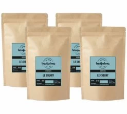 4x250 G Café En Grain Inde Robusta Cherry - Les Petits Torréfacteurs