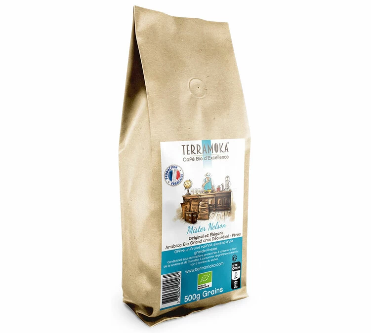 500g Café En Grain Mister Nelson - TERRAMOKA 1 500g Café En Grain Mister Nelson - TERRAMOKA