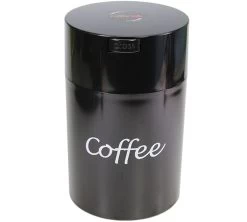 Boite Conservatrice Avec Vide D'air 500gr/1.85L Noire Avec Logo - Coffeevac