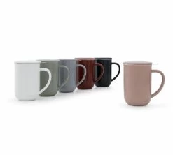Mug Minima Stone Rose 50 Cl Avec Infuseur Inox - VIVA SCANDINAVIA -Cafe Lux Magasin collection minima