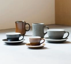 6 Tasses Café Latte Et Sous-tasses Egg 30cl Black - Loveramics -Cafe Lux Magasin collectiongunpow 3