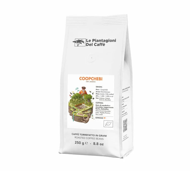 250 G- Café En Grain Coopchebi - LE PIANTAGIONI DEL CAFFE 1 250 G- Café En Grain Coopchebi - LE PIANTAGIONI DEL CAFFE