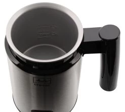 Mousseur à Lait Cremio II 1014-03 Acier Brossé - Melitta -Cafe Lux Magasin cremiogris2