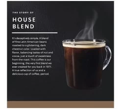 72 Capsules Starbucks Dolce Gusto® Compatibles - House Blend -Cafe Lux Magasin descriptif capsules house blend dolce gusto