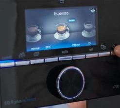 SIEMENS EQ.9+ S700 Home Connect Dark Inox TI9573X5RW Garantie 3 Ans -Cafe Lux Magasin ecran mode barista siemens
