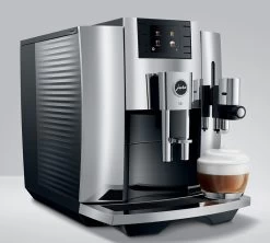 JURA E8 Chrome EB Smart Connect Offert Garantie 3 Ans -Cafe Lux Magasin expresso broyeur jura e8 chrome cappuccino