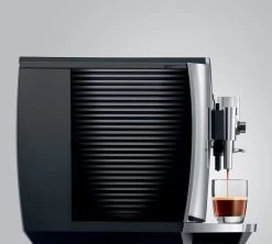 JURA E8 Chrome EB Smart Connect Offert Garantie 3 Ans -Cafe Lux Magasin expresso broyeur jura e8 chrome cote