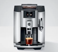 JURA E8 Chrome EB Smart Connect Offert Garantie 3 Ans -Cafe Lux Magasin expresso broyeur jura e8 chrome double cafe