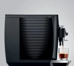 JURA E8 PianoBlack EB Smart Connect Offert Garantie 3 Ans -Cafe Lux Magasin expresso broyeur jura e8 pianoblack face laterale