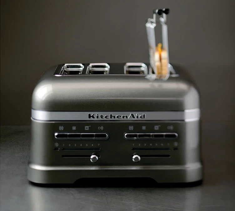 Toaster KitchenAid 5KMT4205EMS Artisan 4 Tranches Gris Etain 5 Toaster KitchenAid 5KMT4205EMS Artisan 4 Tranches Gris Etain – Image 5