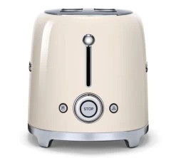 Grille-pain TSF02CREU 4 Tranches - Crème - SMEG -Cafe Lux Magasin gp boutons creme