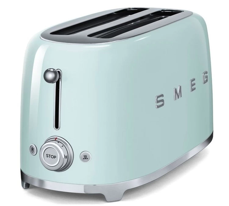 Grille-pain TSF02PGEU 4 Tranches Vert D'eau - SMEG 2 Grille-pain TSF02PGEU 4 Tranches Vert D'eau - SMEG – Image 2