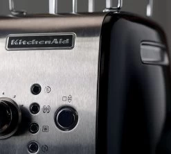 Grille-pain KITCHENAID - Onyx Noir 5KMT221EOB Noir Onyx 11 Grille-pain KITCHENAID - Onyx Noir 5KMT221EOB Noir Onyx -Cafe Lux Magasin gp emp bouton