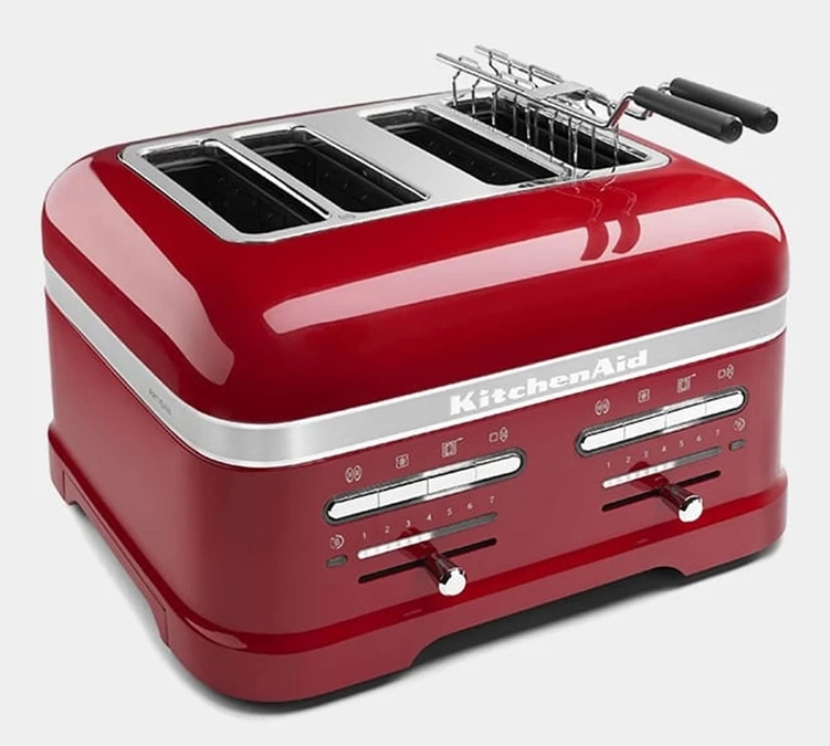 Toaster KitchenAid 5KMT4205ECA Artisan Rouge Pomme D'Amour - 4 Fentes 2 Toaster KitchenAid 5KMT4205ECA Artisan Rouge Pomme D'Amour - 4 Fentes – Image 2