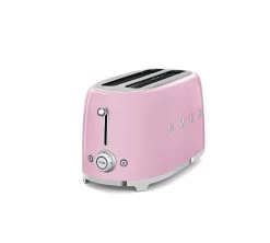 Grille-pain Smeg TSF02PKEU 4 Tranches - Rose -Cafe Lux Magasin gp smeg rose
