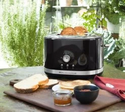 Toaster KitchenAid 5KMT2116EER Noir Onyx 2 Fentes -Cafe Lux Magasin gpamb noir